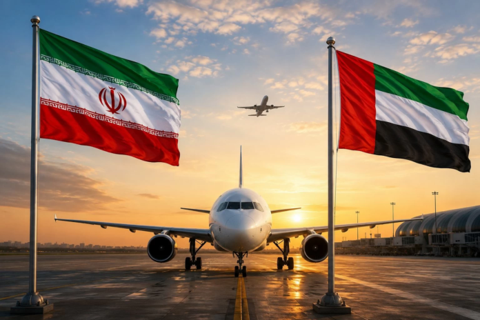 تفاصيل استئناف الرحلات الجوية بين الإمارات وإيران