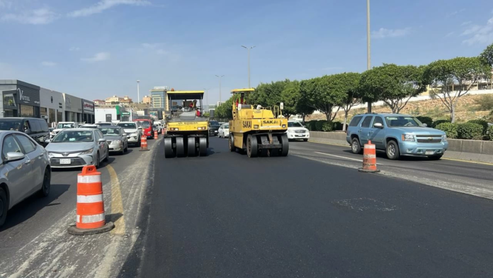 صيانة طريق الملك فهد في أبها: أمانة عسير تواصل التأهيل