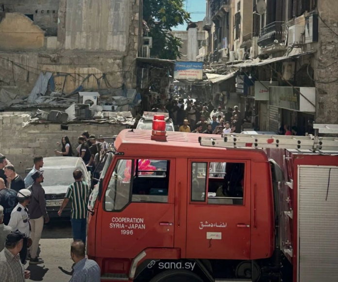 انفجار في دمشق: قتلى وجرحى في استهداف مقهى بمنطقة الحجاز