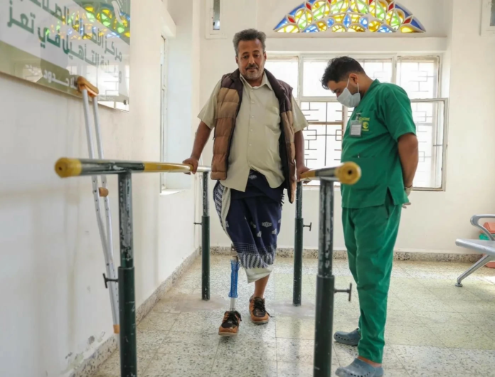 مركز الأطراف الصناعية في تعز: خدمات طبية لـ 576 مستفيداً