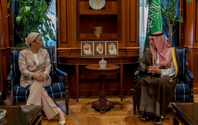 الجبير يبحث جهود مكافحة التصحر مع الأمينة التنفيذية