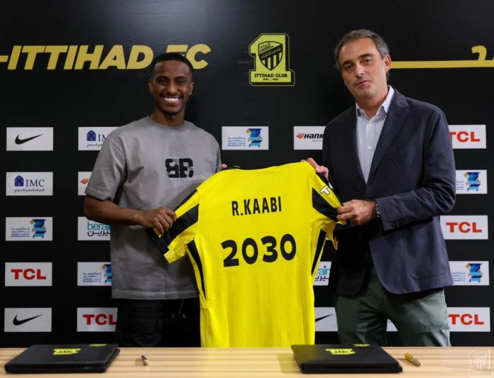رسمياً.. راكان كعبي ينضم إلى نادي الاتحاد حتى 2030