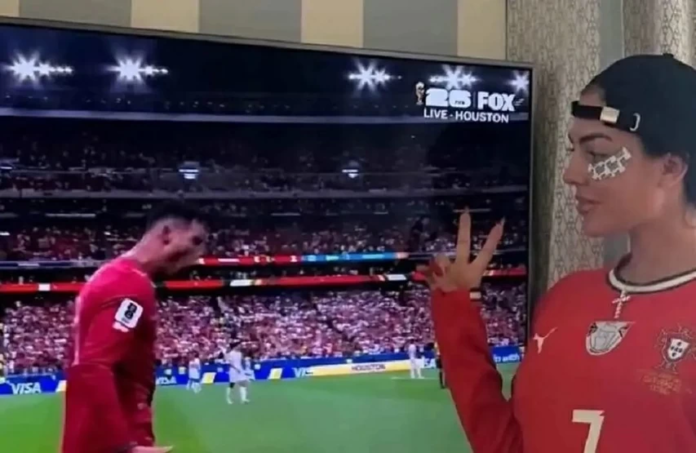 كيف علقت جورجينا على دموع رونالدو بعد وداع المونديال؟