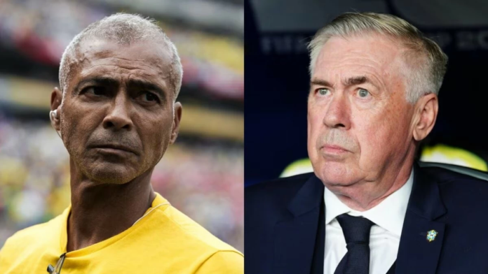 روماريو يطالب بإقالة كارلو أنشيلوتي بعد خروج البرازيل