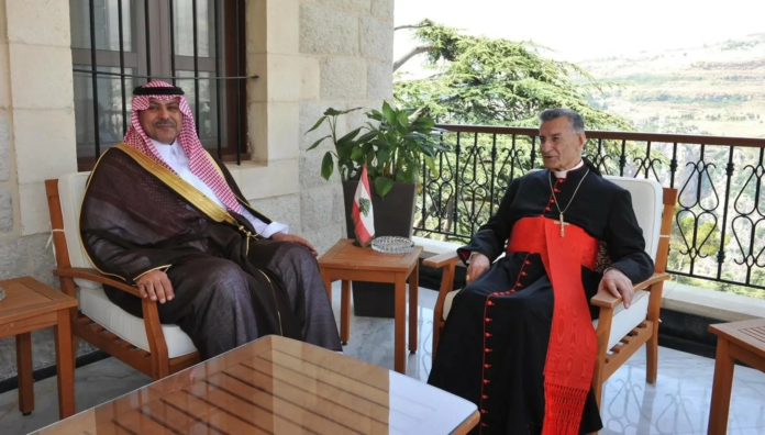سفير خادم الحرمين الشريفين لدى لبنان يلتقي البطريرك الراعي