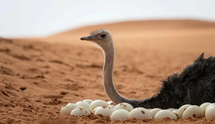 تكاثر النعام في روضة خريم: إنجاز بيئي جديد للمملكة