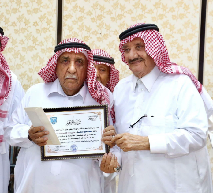 وفاة عميد مشجعي نادي النهضة أحمد الدوسري بعد مسيرة حافلة