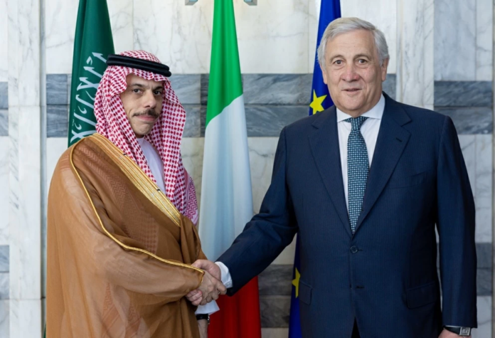 بيان سعودي إيطالي مشترك لإنهاء حرب غزة وحماية الملاحة