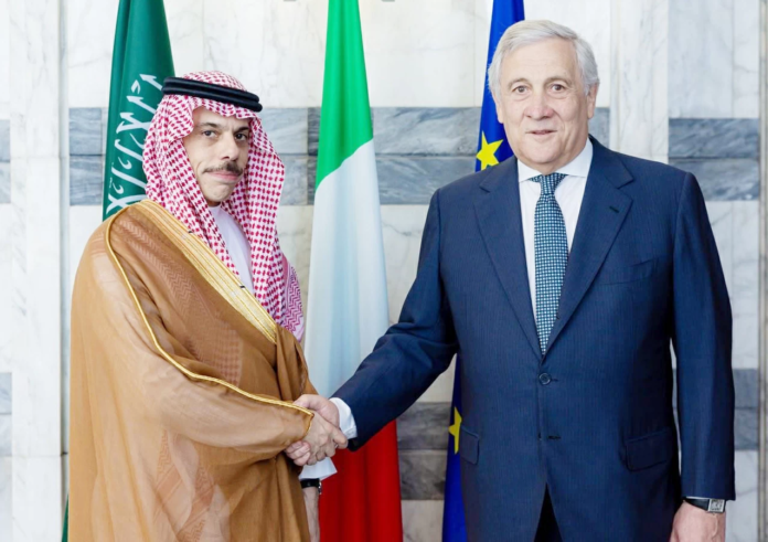 بيان سعودي إيطالي مشترك لإنهاء صراع غزة وحماية الملاحة