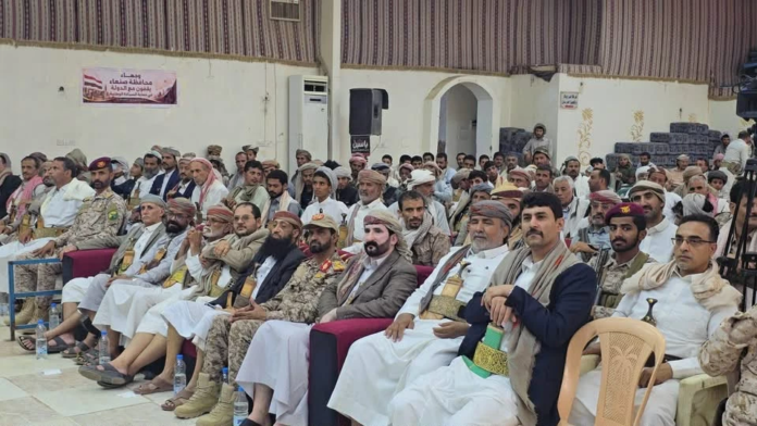 لقاء مشايخ صنعاء بمأرب لدعم استعادة مؤسسات الدولة