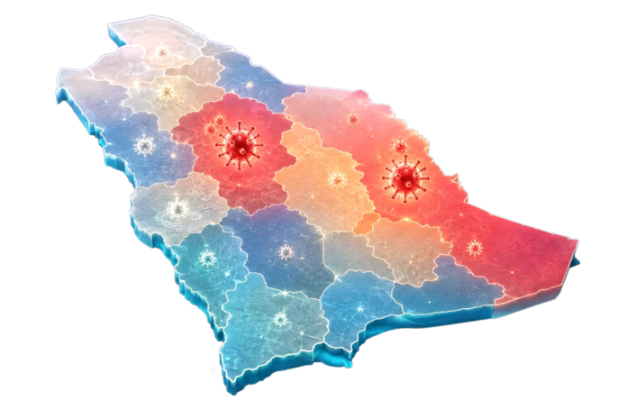 خريطة إصابات كورونا في السعودية: 3 مناطق تتصدر المشهد