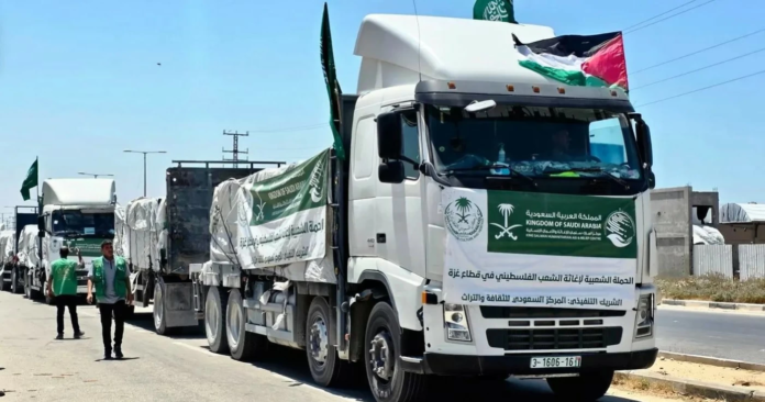 مساعدات مركز الملك سلمان لغزة: قافلة إنسانية جديدة