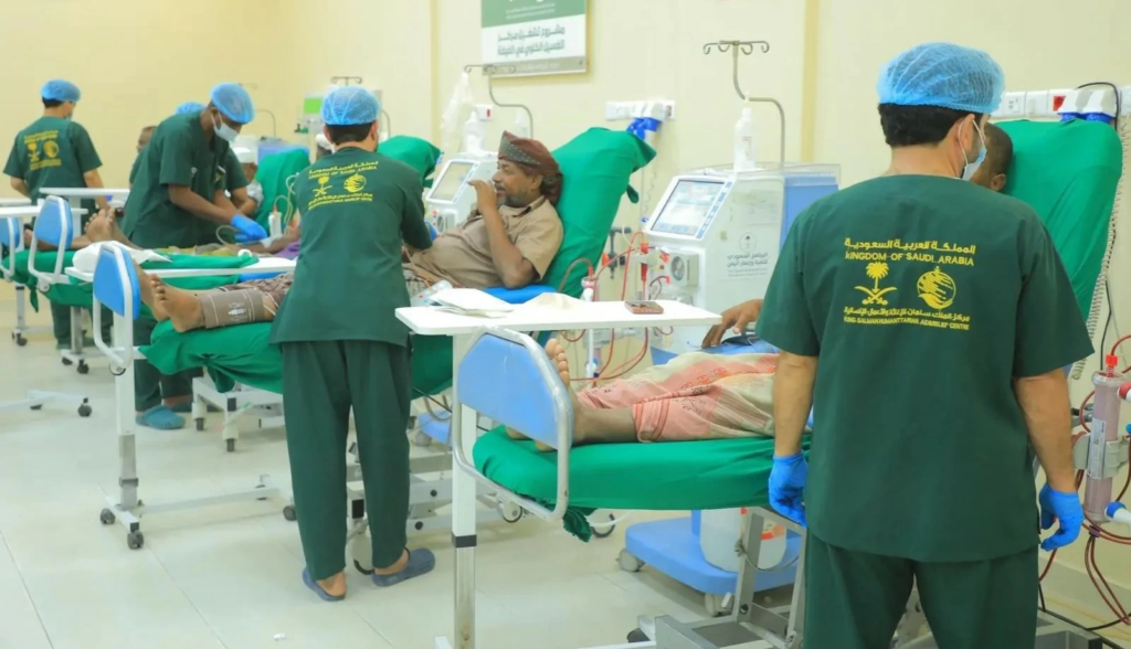 مركز الملك سلمان للإغاثة يدعم 161 مريض كلى بالغيضة