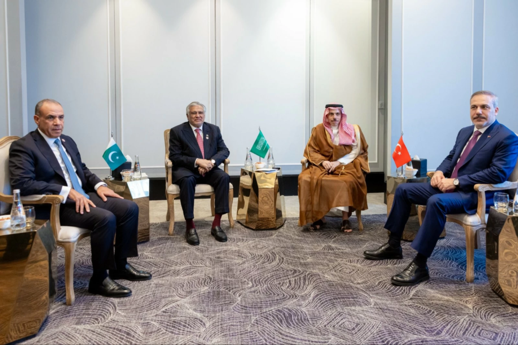 فيصل بن فرحان يشارك باجتماع الأطراف الإقليمية الأربعة