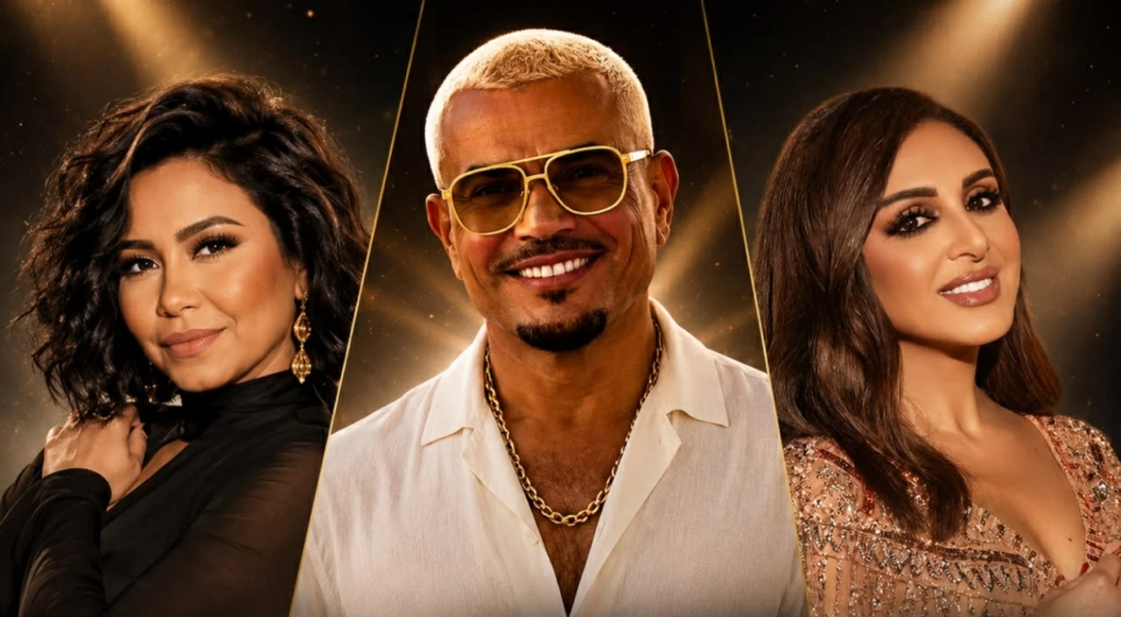 عمرو دياب وشيرين.. 7 نجوم يحيون حفلات الساحل الشمالي غداً